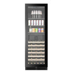 CELLA WBV93D-BLACK freestanding beverage centre – Black glass
