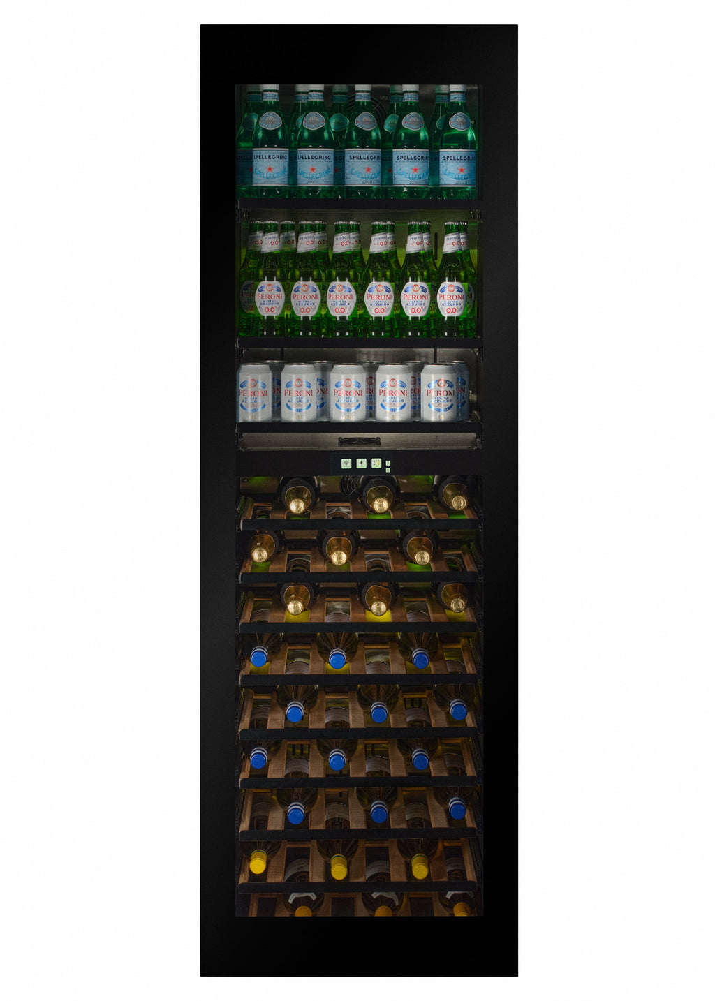 CELLA WBV99B-TO integrated beverage centre – Black glass