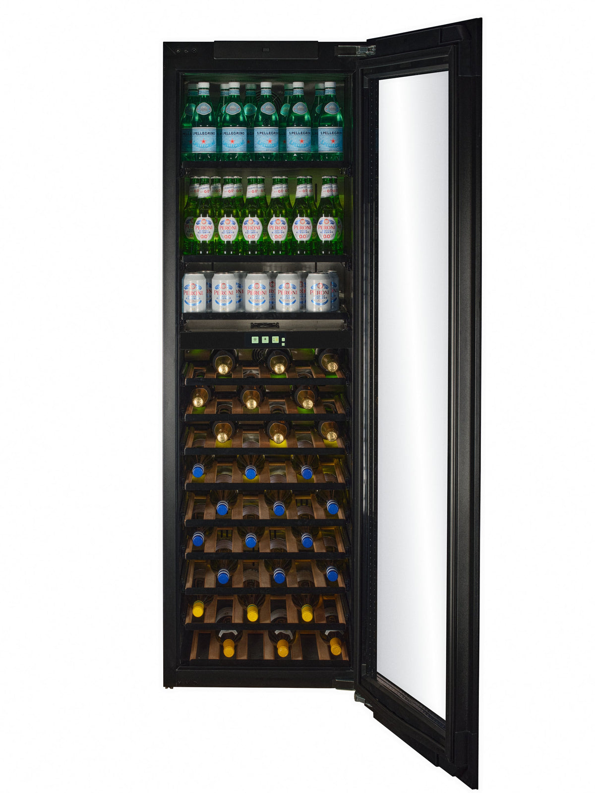 CELLA WBV99B-TO integrated beverage centre – Black glass