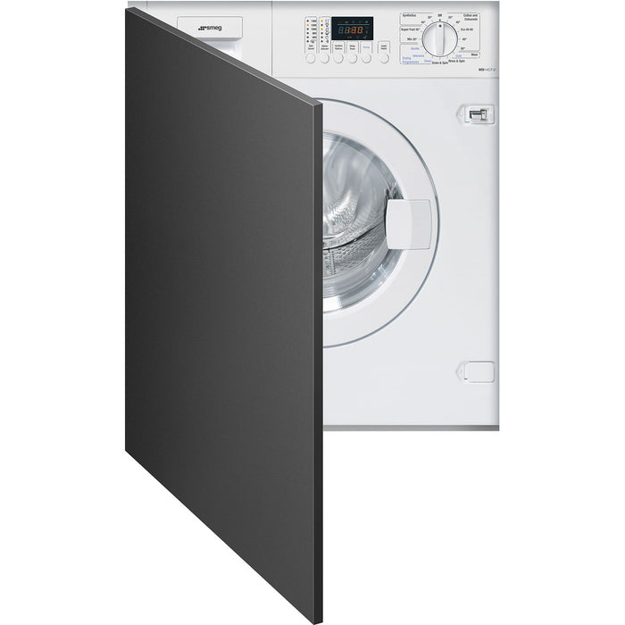 60 cm Fully integrated washer dryer, White