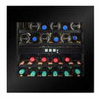 CELLA WI-24B-TO 24 bottle integrated wine fridge – Black glass