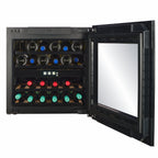 CELLA WI-24B-TO 24 bottle integrated wine fridge – Black glass