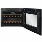 CELLA WI-17B-TO 17 bottle integrated wine fridge – Black glass