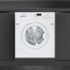 60 cm 7 kg Fully integrated washing machine, White