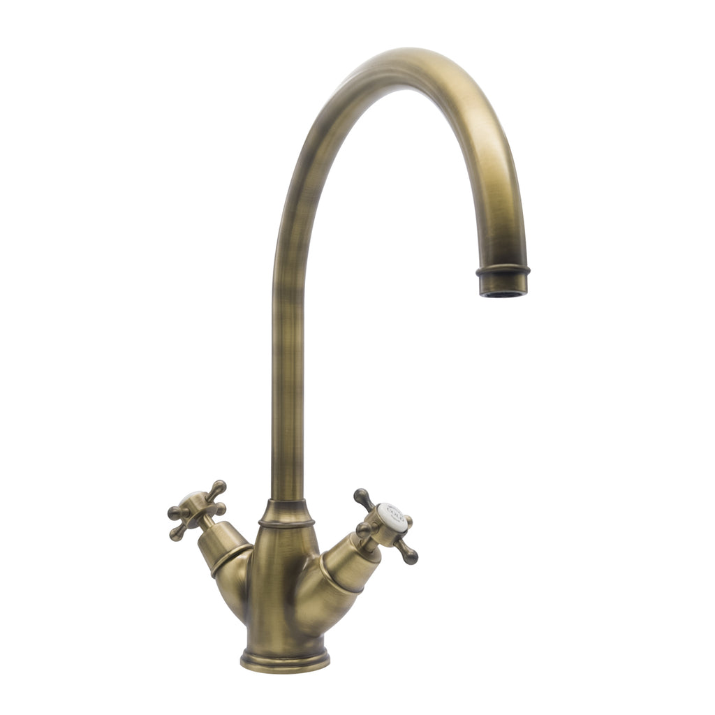 Bidbury & Co Yorkley Kitchen Tap — Patinated Brass