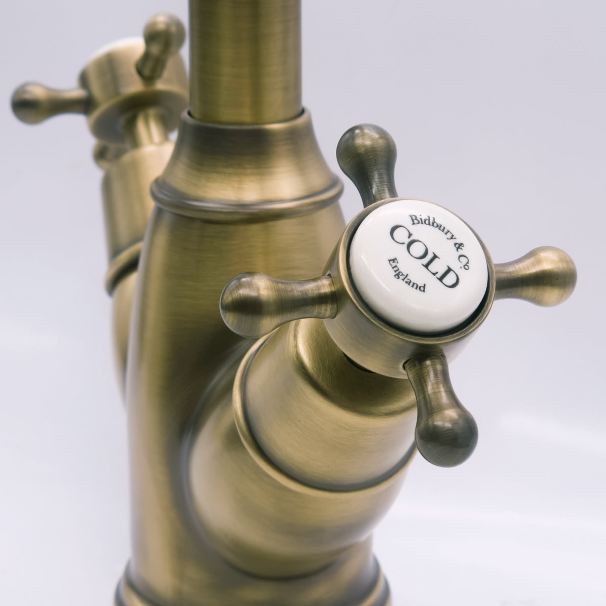 Bidbury & Co Yorkley Kitchen Tap — Patinated Brass