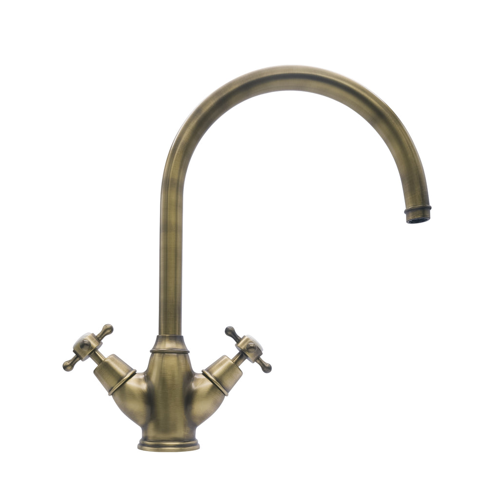 Bidbury & Co Yorkley Kitchen Tap — Patinated Brass