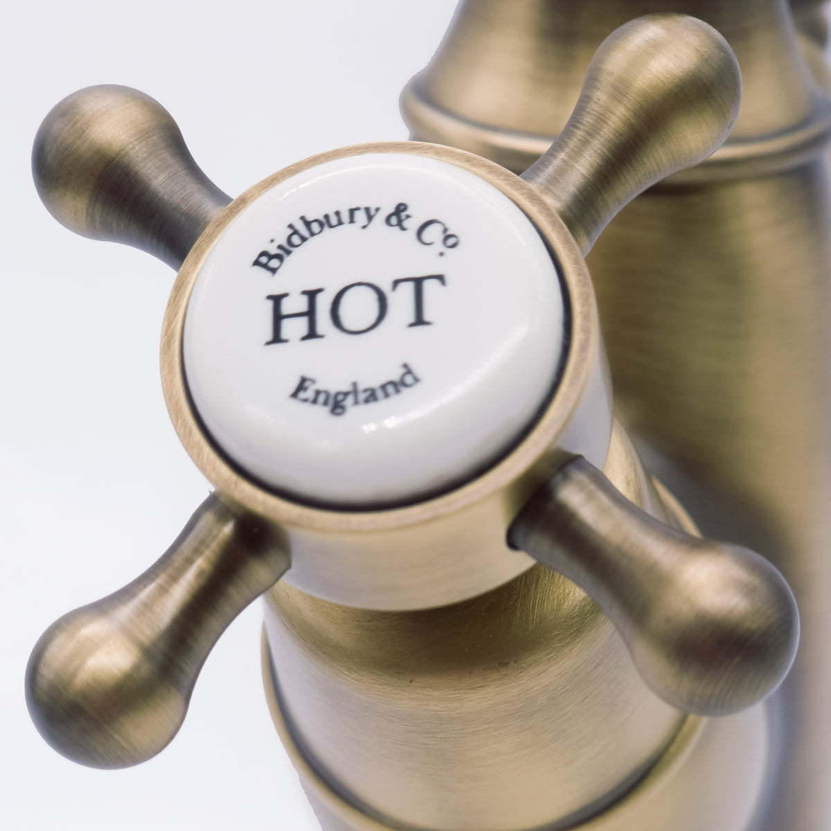 Bidbury & Co Yorkley Kitchen Tap — Patinated Brass