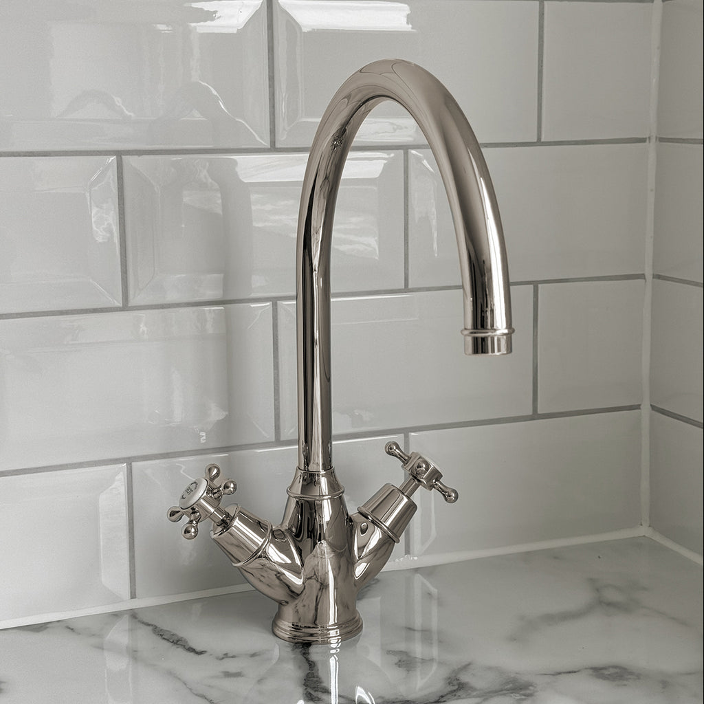 Bidbury & Co Yorkley Kitchen Tap — Polished Nickel