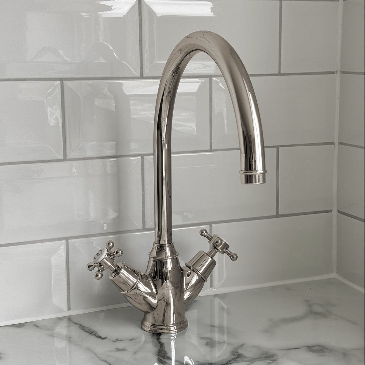 Bidbury & Co Yorkley Kitchen Tap — Polished Nickel