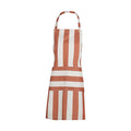 AGA Driftwood Brown Stripe Apron