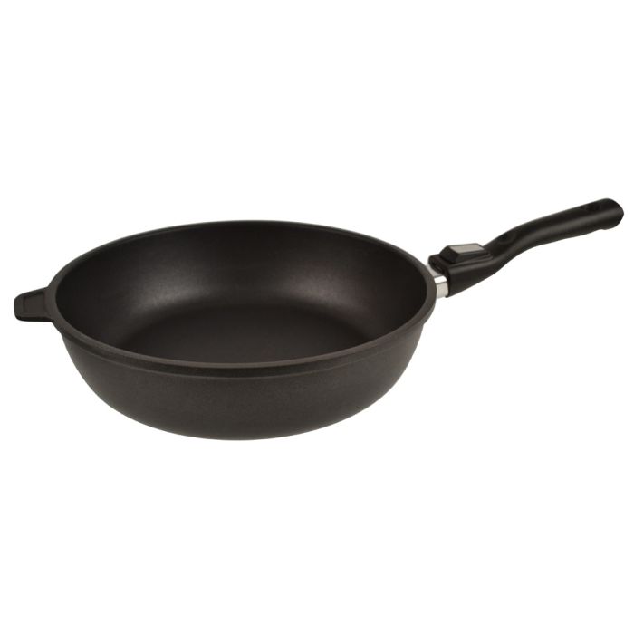 24cm AGA Induction Cast Aluminium Saute Pan
