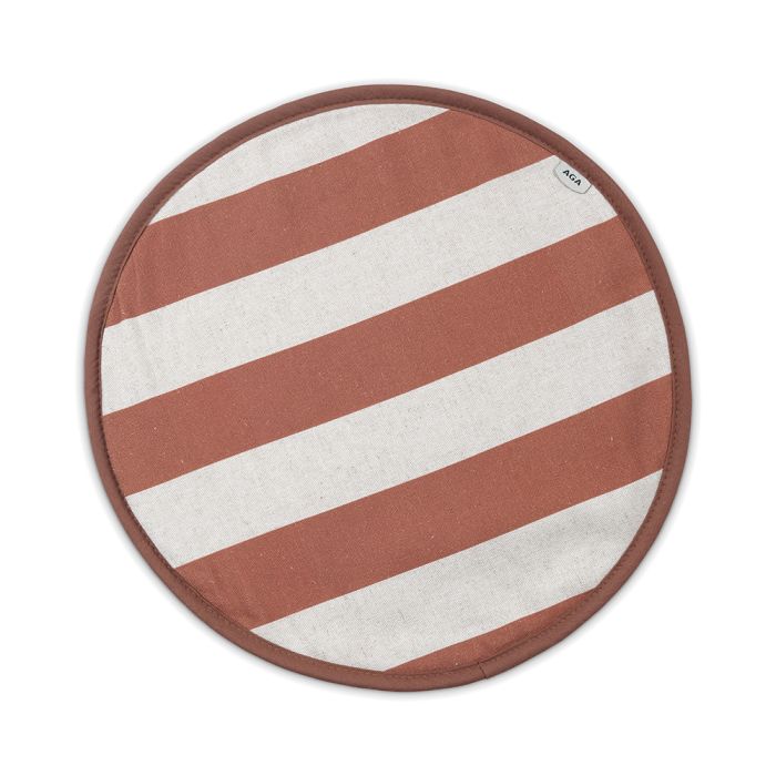 AGA Driftwood Brown Stripe Chefs' Pad