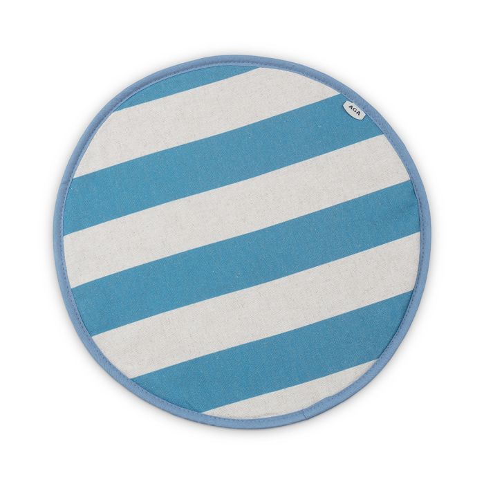 AGA Marina Blue Stripe Chefs' Pad