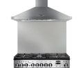 Rangemaster 100 Splashback Stainless Steel front view