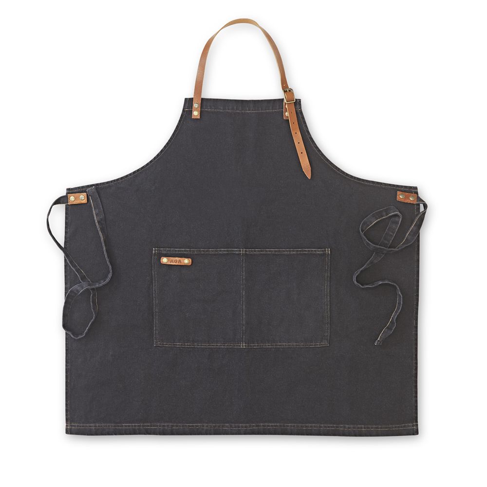 AGA Denim and Leather Stonewashed Apron