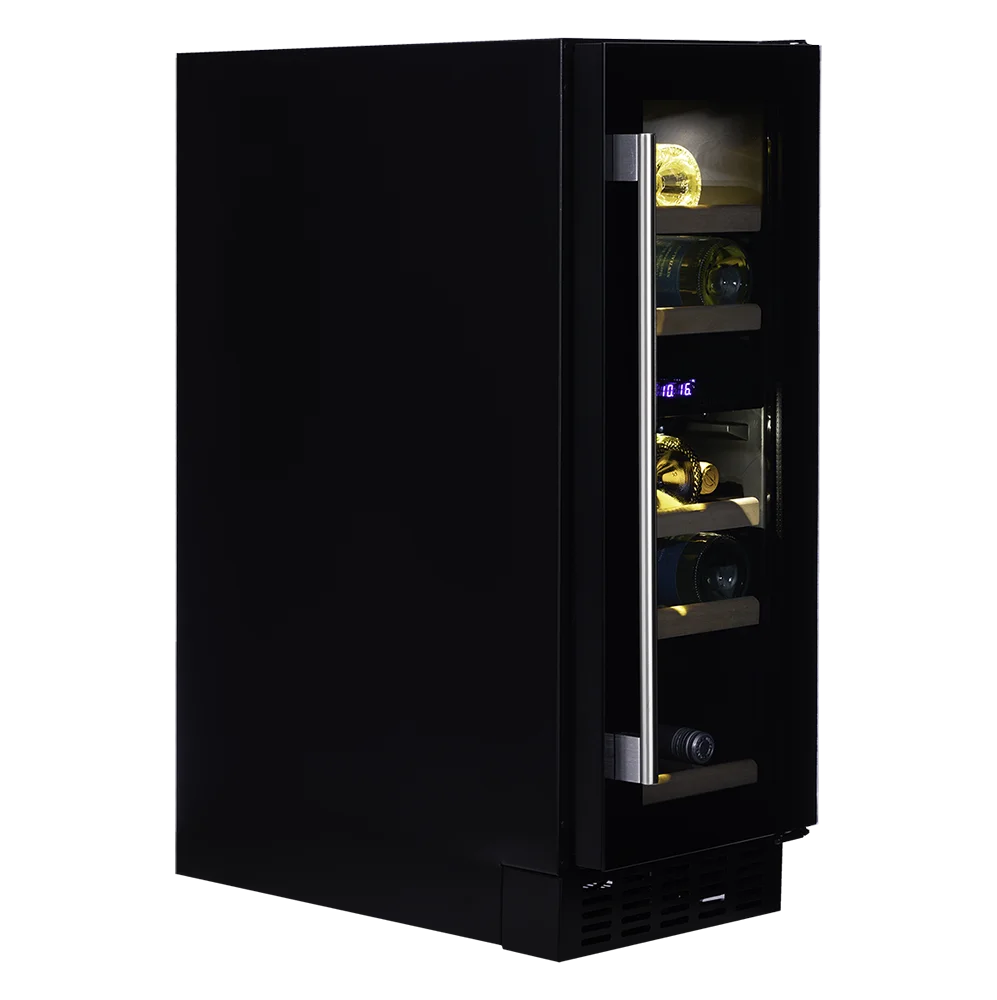 Dunavox Flow DAUF-17.58DB 17 bottle undercounter wine fridge – Black