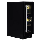 Dunavox Flow DAUF-17.58DB 17 bottle undercounter wine fridge – Black