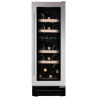 Dunavox Flow DAUF-17.58DSS 17 bottle undercounter wine fridge – Stainless steel