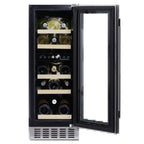 Dunavox Flow DAUF-17.58DB 17 bottle undercounter wine fridge – Black