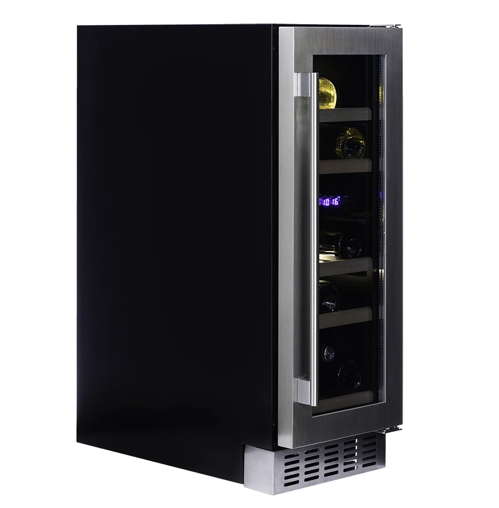Dunavox Flow DAUF-17.58DSS 17 bottle undercounter wine fridge – Stainless steel