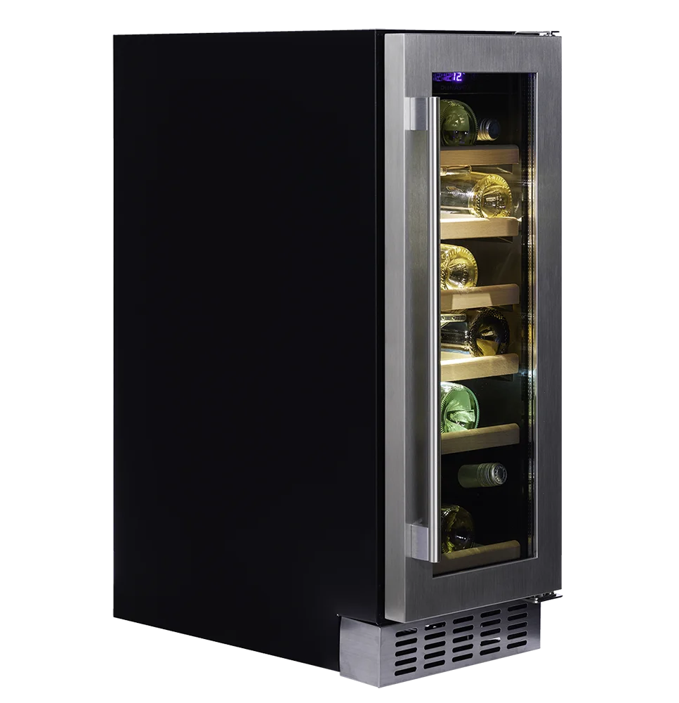 Dunavox Flow DAUF-19.58SS 19 bottle undercounter wine fridge – Stainless steel