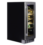 Dunavox Flow DAUF-19.58SS 19 bottle undercounter wine fridge – Stainless steel