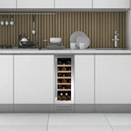 Dunavox Flow DAUF-19.58SS 19 bottle undercounter wine fridge – Stainless steel