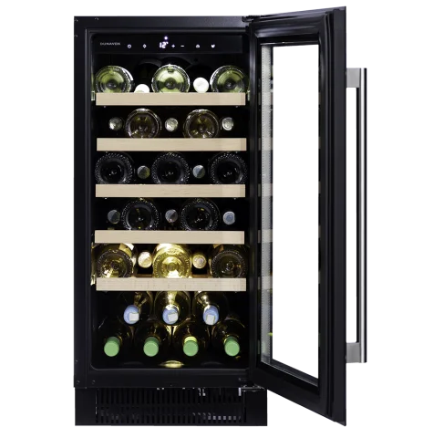 Dunavox Flow DAUF-32.83B 32 bottle undercounter wine fridge – Black