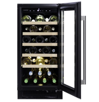 Dunavox Flow DAUF-32.83B 32 bottle undercounter wine fridge – Black