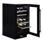 Dunavox Flow DAUF-32.78DB 32 bottle undercounter wine fridge – Black
