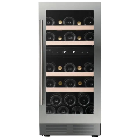 Dunavox Flow DAUF-32.78DSS 32 bottle undercounter wine fridge – Stainless steel