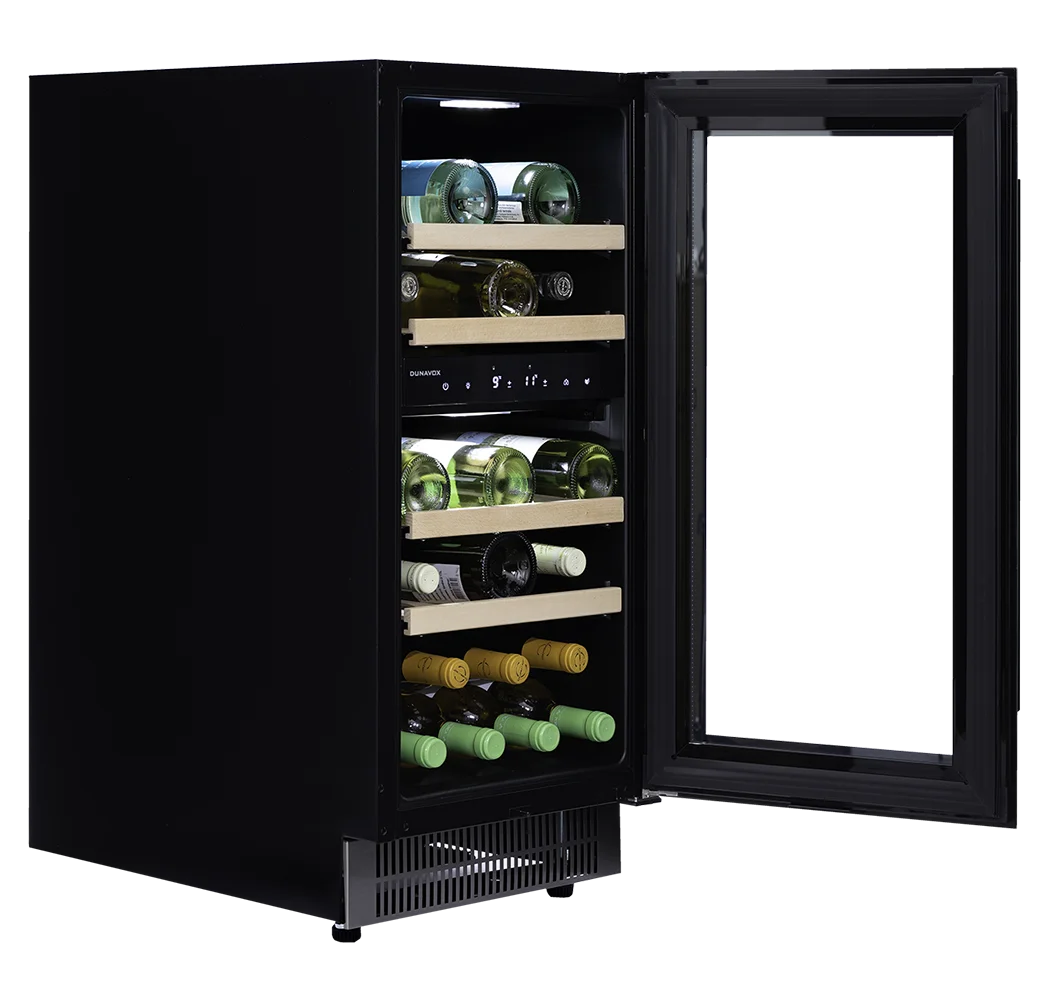 Dunavox Flow DAUF-32.78DSS 32 bottle undercounter wine fridge – Stainless steel
