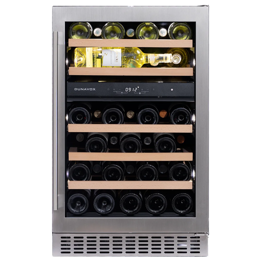 Dunavox Flow DAUF-38.100DB 38 bottle undercounter wine fridge – Black
