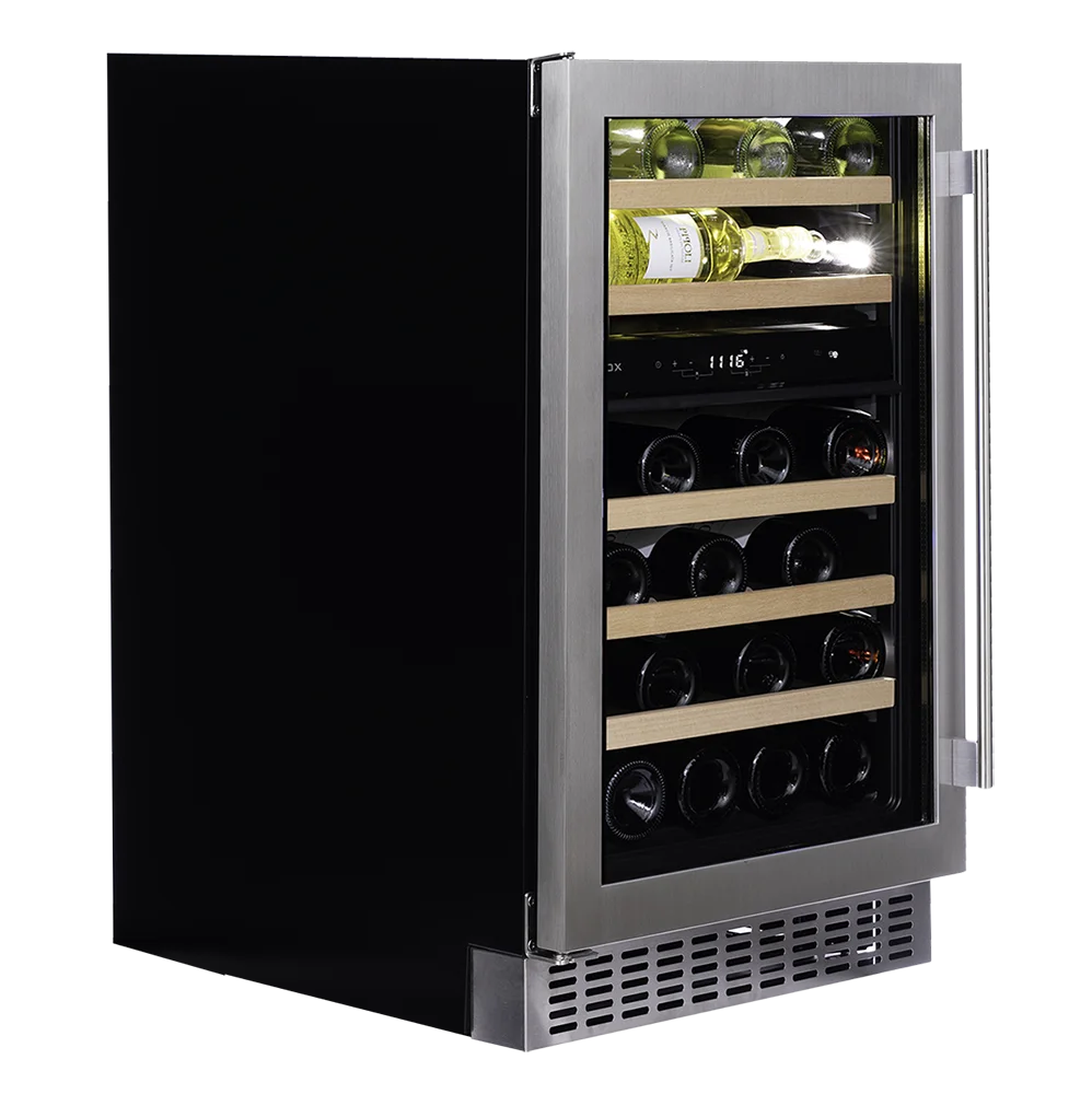Dunavox Flow DAUF-38.100DB 38 bottle undercounter wine fridge – Black