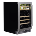 Dunavox Flow DAUF-38.100DB 38 bottle undercounter wine fridge – Black