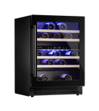 Dunavox Flow DAUF-39.121DB 39 bottle undercounter wine fridge – Black