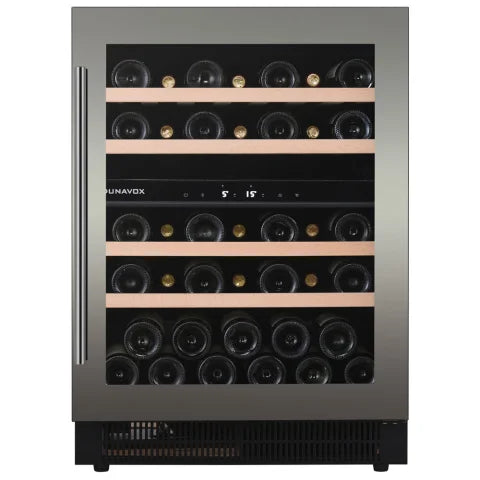 Dunavox Flow DAUF-39.121DSS 39 bottle undercounter wine fridge – Stainless steel