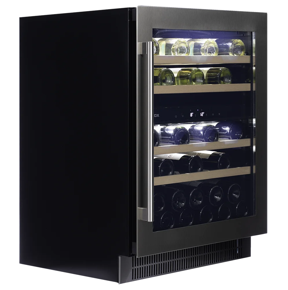 Dunavox Flow DAUF-39.121DSS 39 bottle undercounter wine fridge – Stainless steel