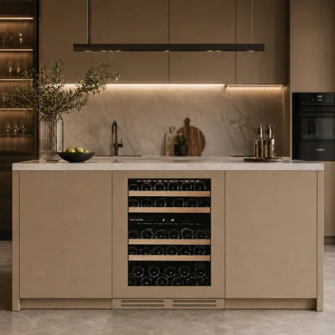 Dunavox Flow DAUF-39.119DOP.TO 35 bottle undercounter wine fridge – OVERLAY PANEL