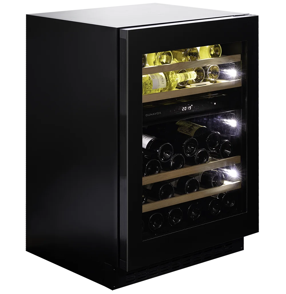 Dunavox Flow DAUF-45.125DB.TO 45 bottle undercounter wine fridge – Black