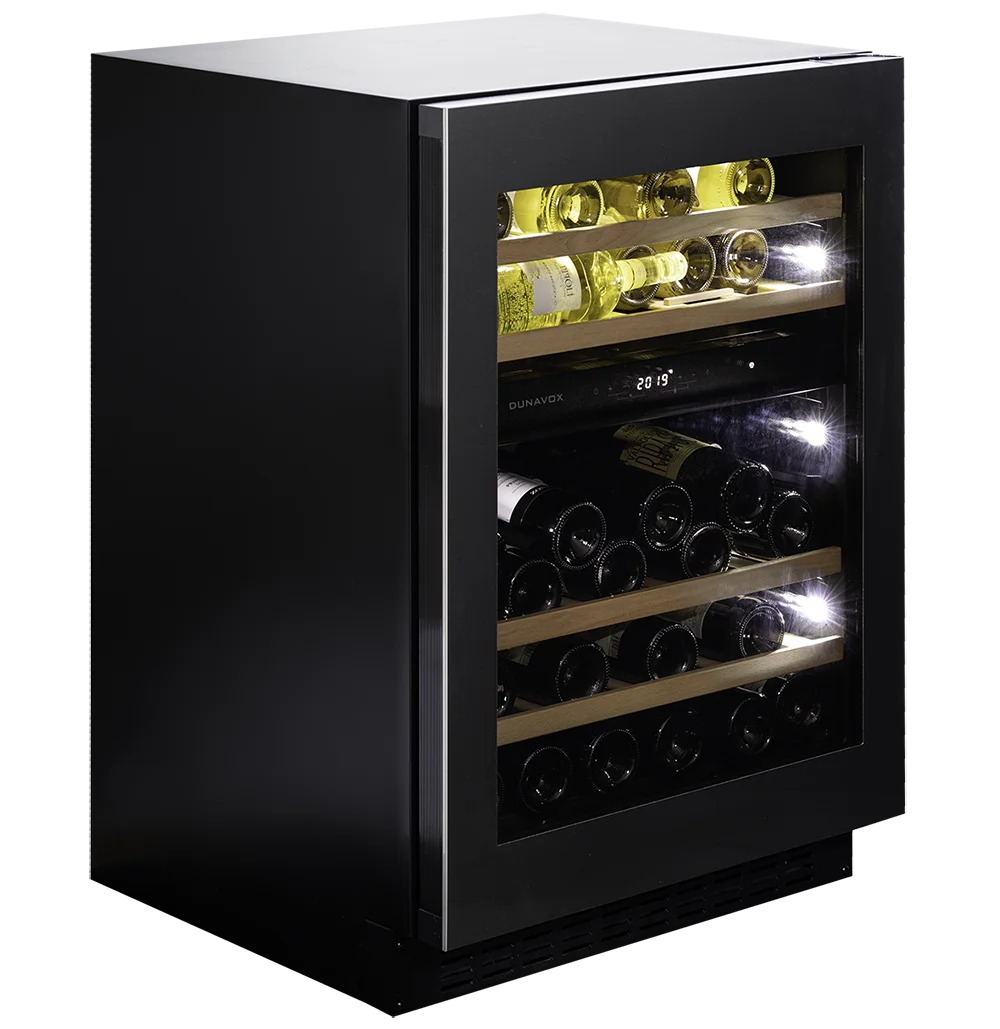 Dunavox Flow DAUF-45.125DB.TO 45 bottle undercounter wine fridge – Black