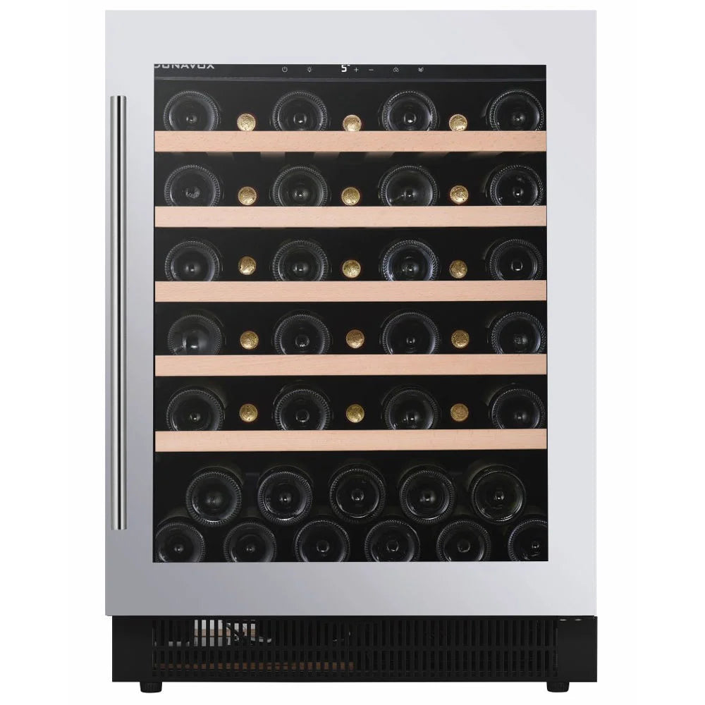 Dunavox Flow DAUF-46.138SS 46 bottle undercounter wine fridge – Stainless steel