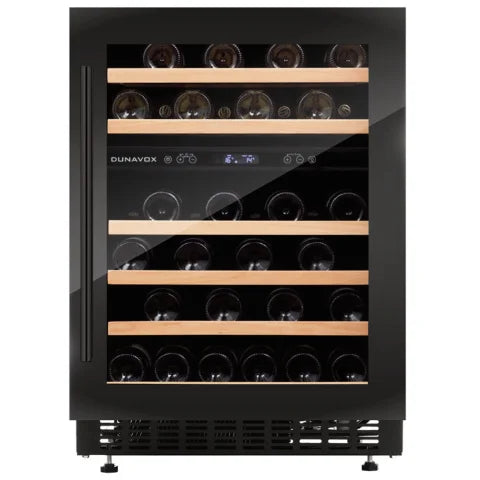 Dunavox Flow DAUF-46.145DB 46 bottle undercounter wine fridge – Black