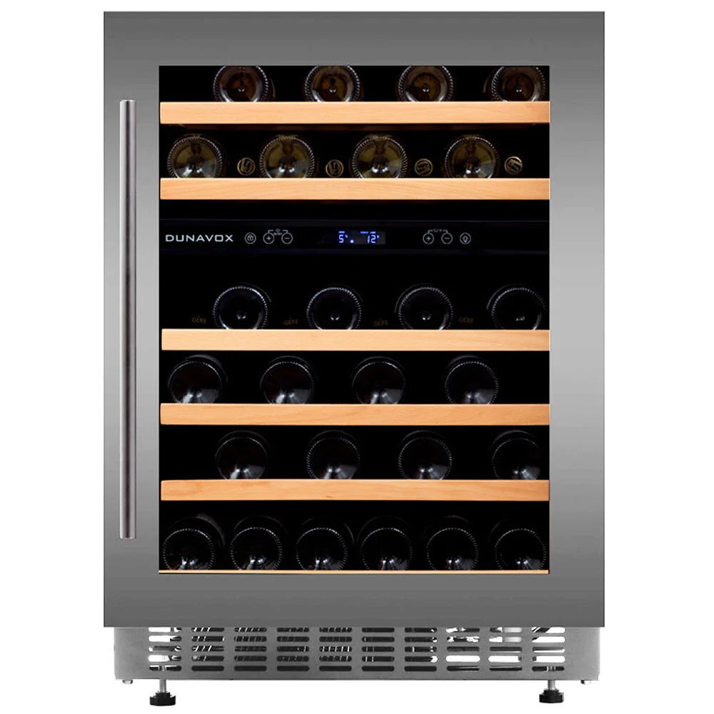 Dunavox Flow DAUF-46.145DSS 46 bottle undercounter wine fridge – Stainless steel