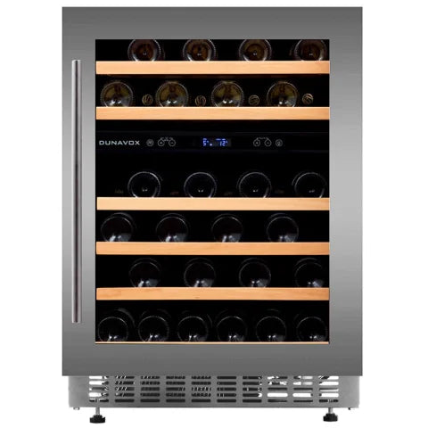 Dunavox Flow DAUF-46.145DSS 46 bottle undercounter wine fridge – Stainless steel