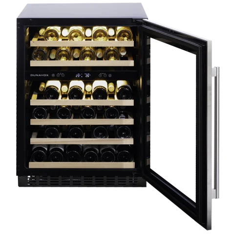 Dunavox Flow DAUF-46.145DSS 46 bottle undercounter wine fridge – Stainless steel
