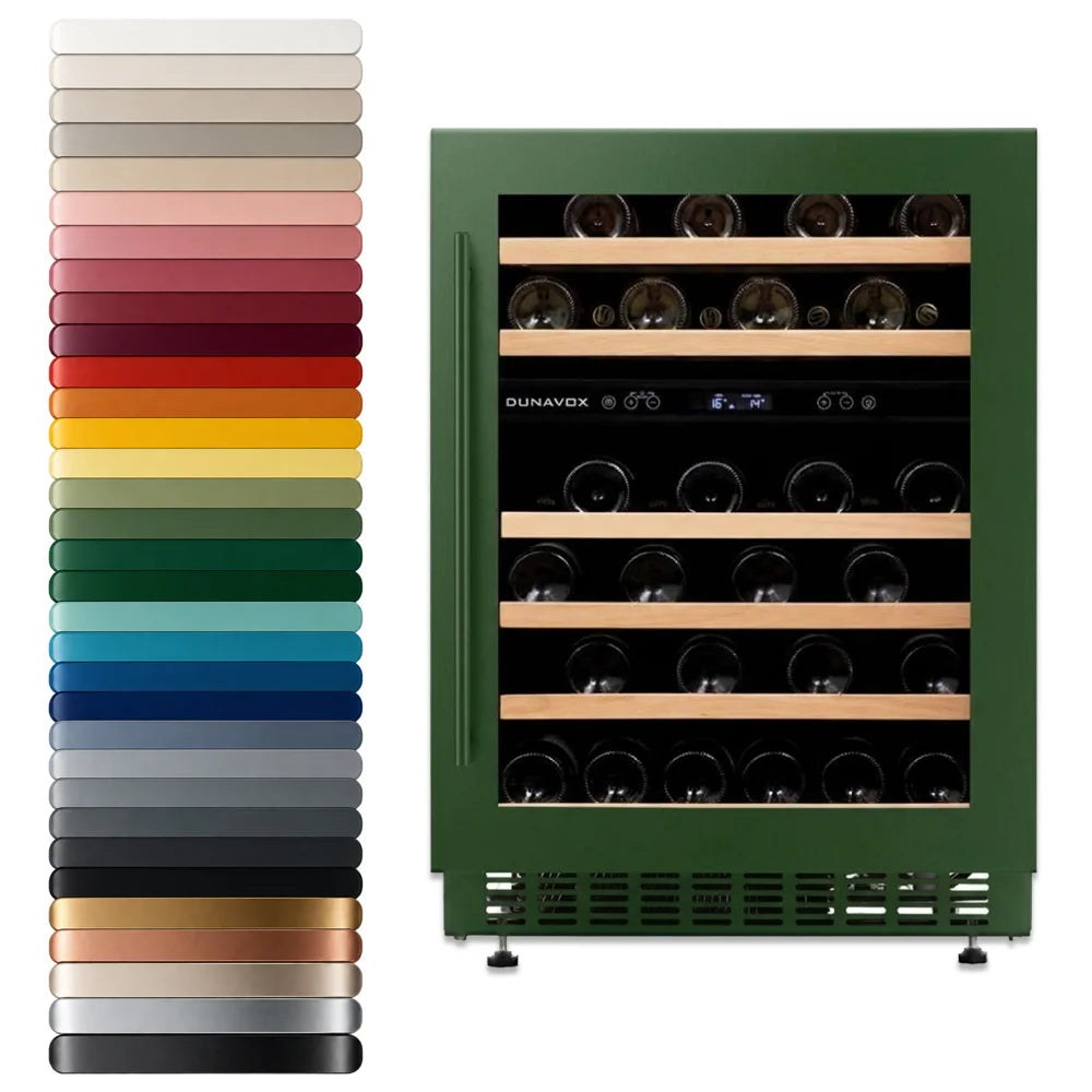 Dunavox Flow DAUF-46.145DB 46 bottle undercounter wine fridge – Black