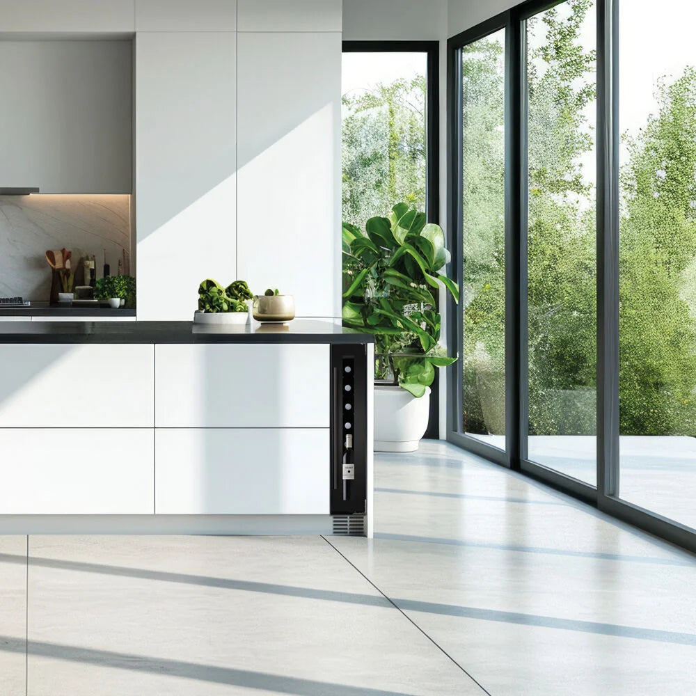 Dunavox Flow DAUF-8.23SS 9 bottle undercounter wine fridge – Stainless steel