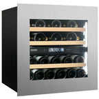Dunavox Horizon DVH-25.65DSS.TO 25 bottle integrated wine fridge – Stainless steel